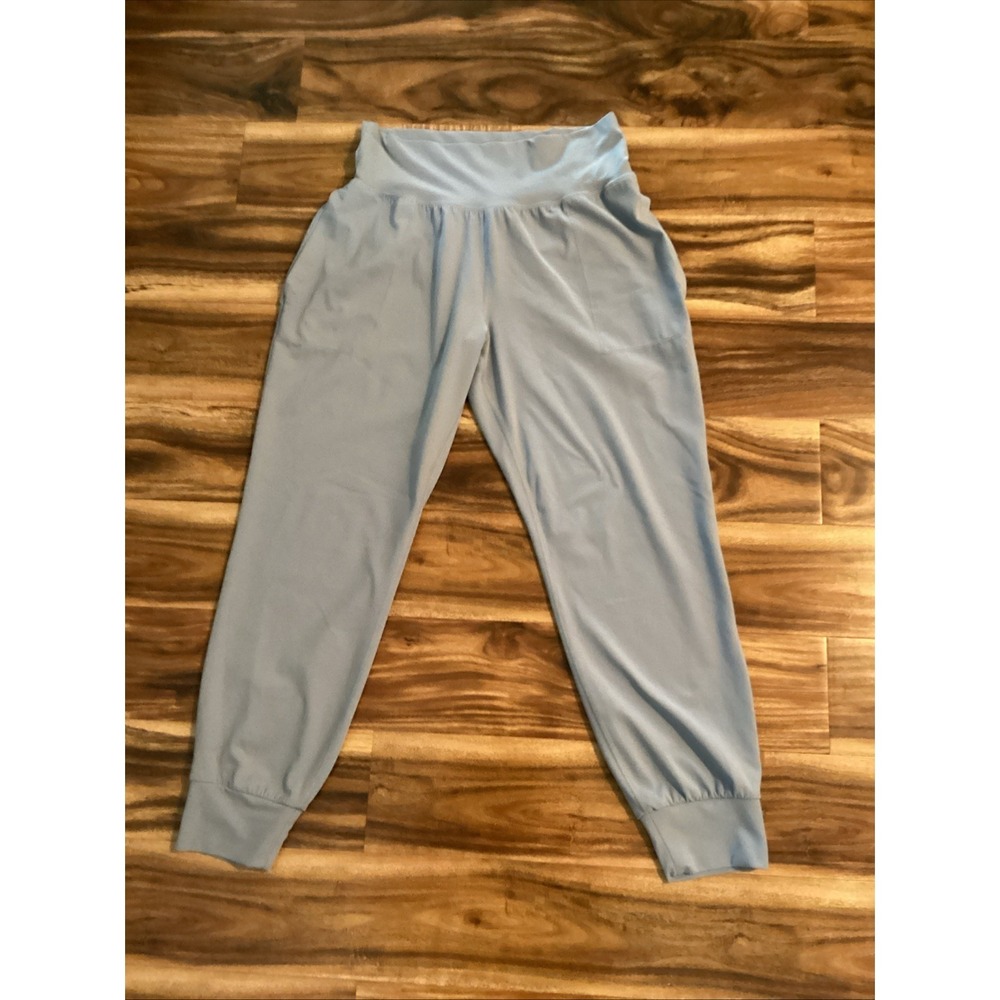 Athleta Baby Blue  Salutation Joggers Women's Size M  Fast Shipping